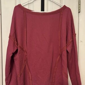 Women's Mauve Long Sleeve Top
